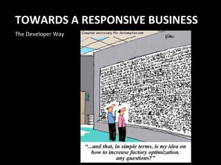 TOWARDS	
  A	
  RESPONSIVE	
  BUSINESS	
  
The	
  Developer	
  Way	
  
 
