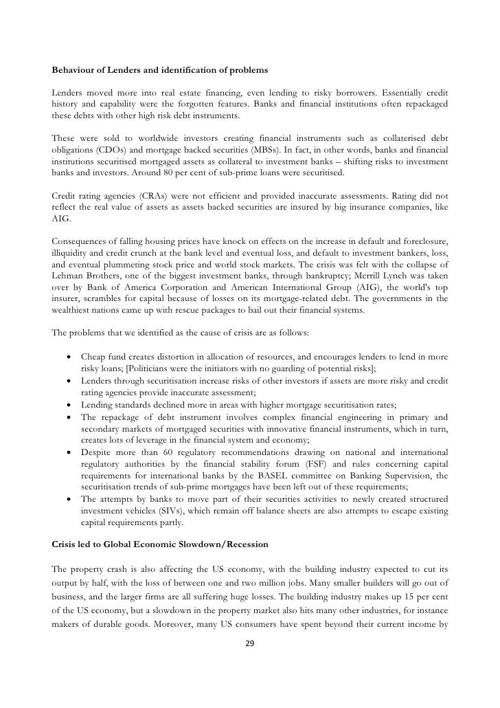 Towardsa Safe Economy
