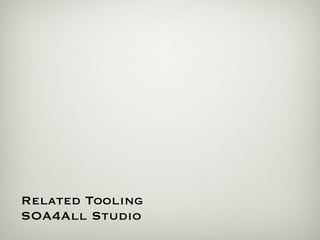 Related Tooling
SOA4All Studio
 