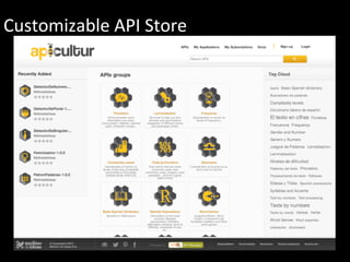 Customizable	
  API	
  Store	
  
 