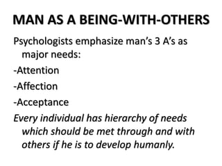 Towards being human | PPTX