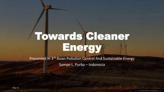 Presented in 3rd Asian Pollution Control And Sustainable Energy
Sampe L. Purba – Indonesia
May-21
This Photo by Unknown author is licensed under CC BY-ND.
 