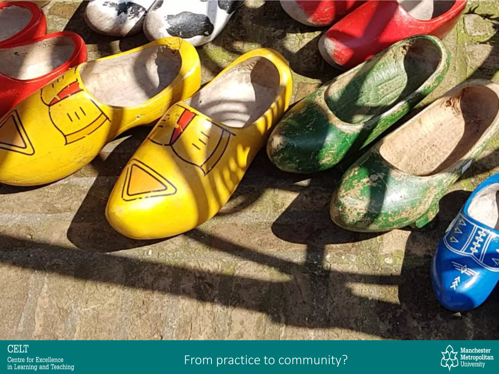 From practice to community?
 