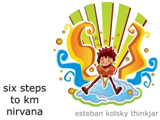 six steps
  to km
 nirvana    esteban kolsky thinkjar
 