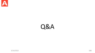 3/16/2022 100
Q&A
 
