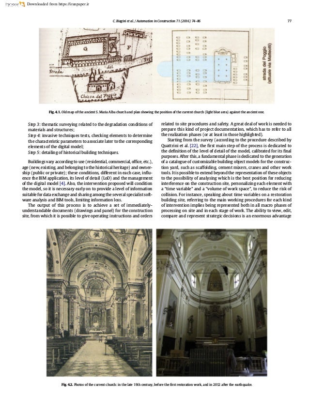 Towards the BIM implementation for historical building restoration ...