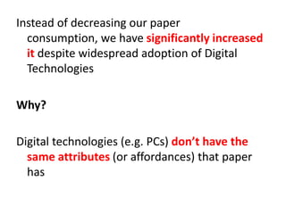 TowardsThePaperlessOffice