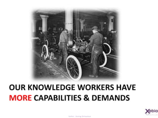 Our knowledge workers have morecapabilities & DEMANDS