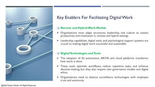Toward the workplace of the future- How organizations can facilitate ...
