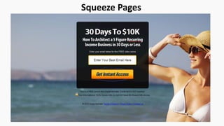 KLM Airline
Squeeze Pages
 