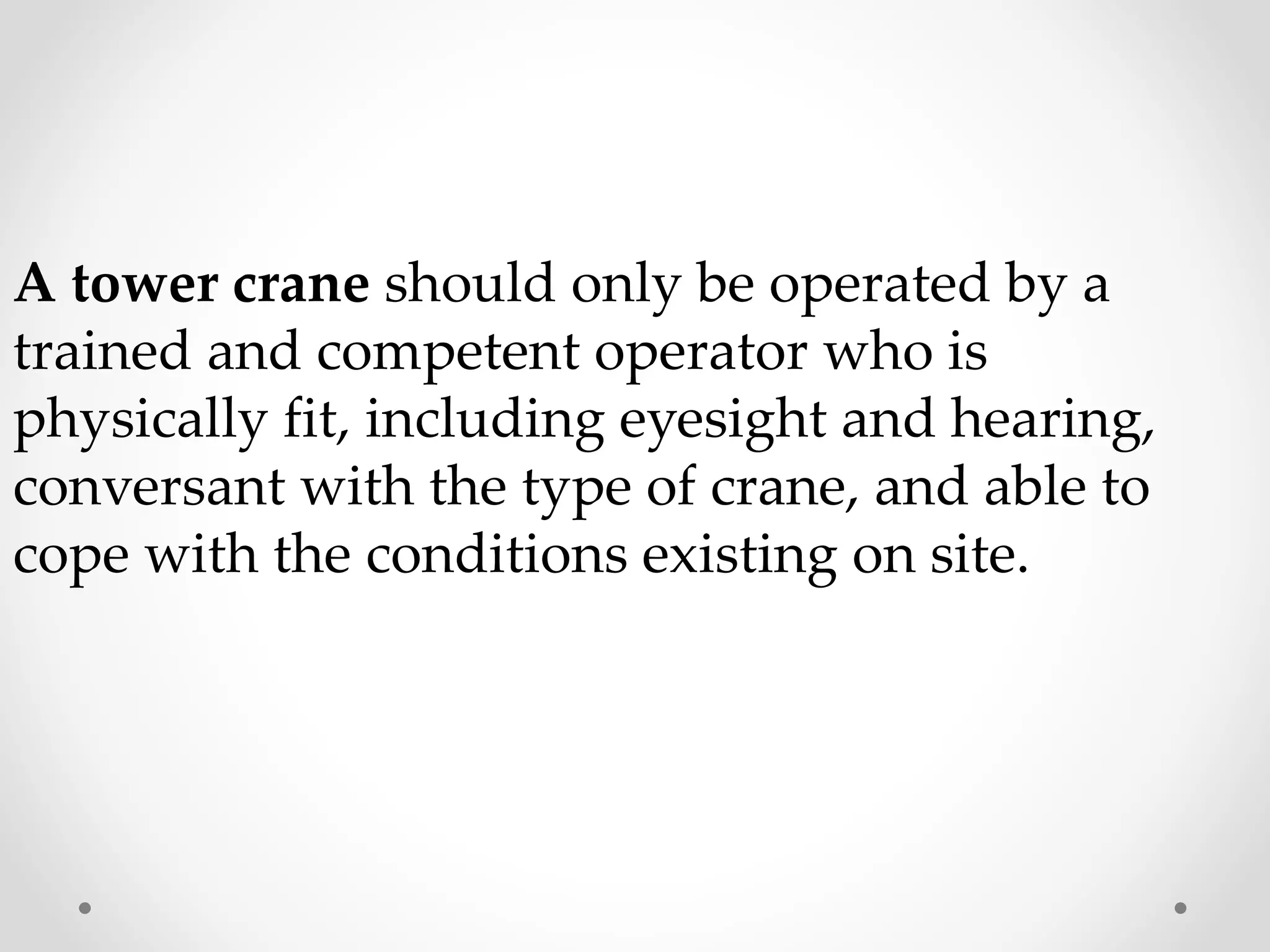 Tower crane | PPTX