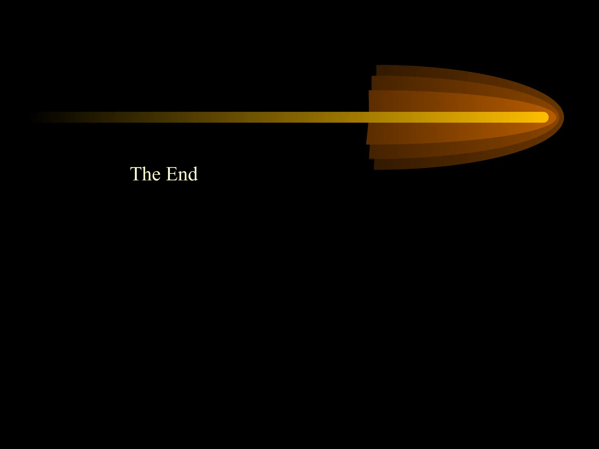 The End
 