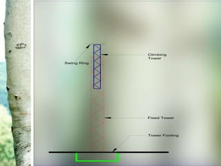Tower Footing
Fixed Tower
Climbing
Tower
Swing Ring
 