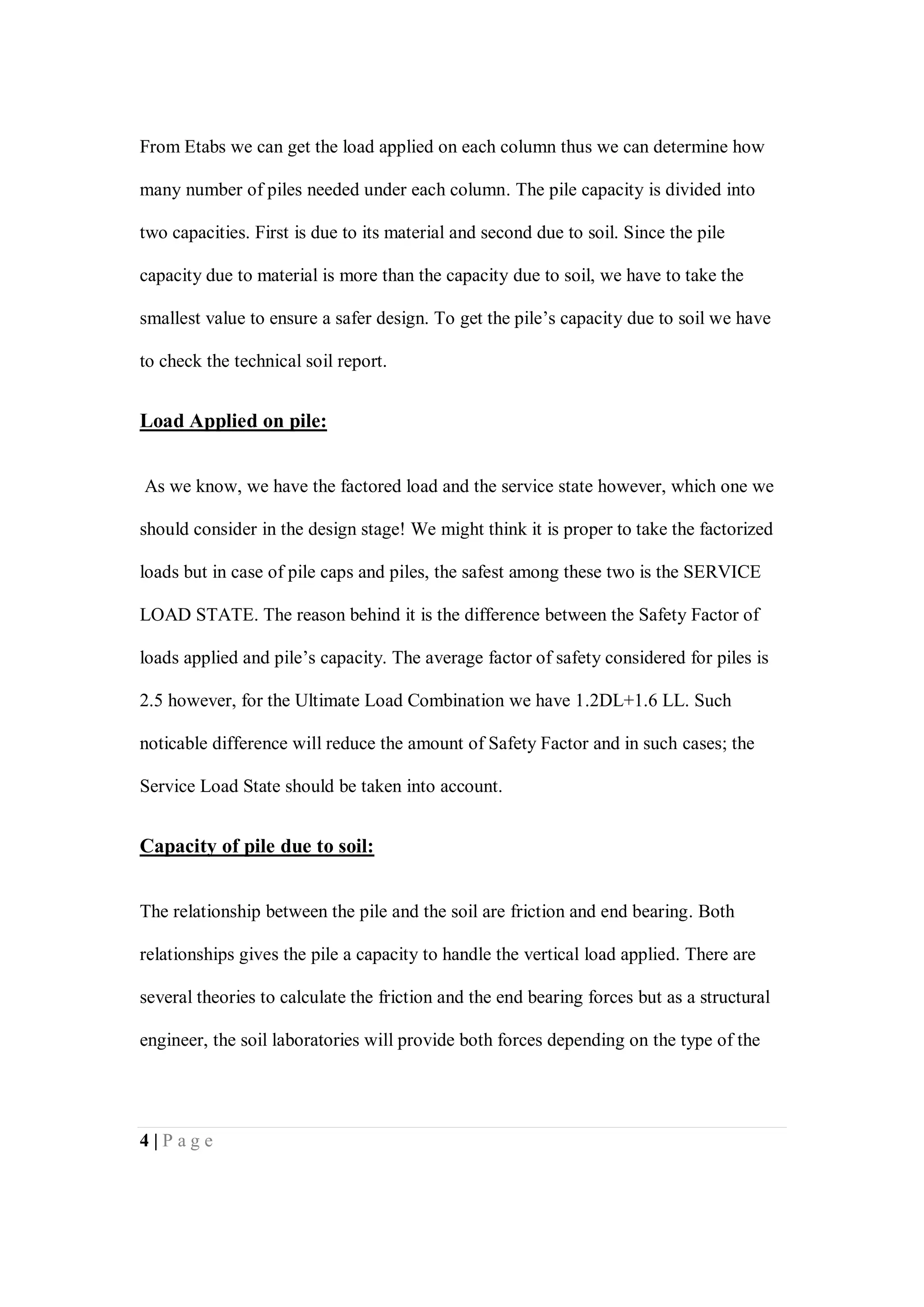 Tower design-Chapter 2-pile caps design | PDF