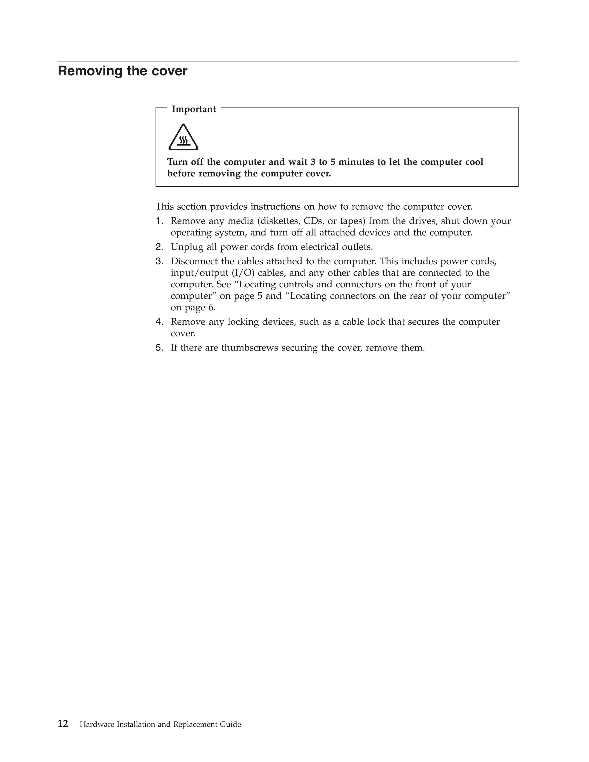 Tower Hardware Replacement Guide