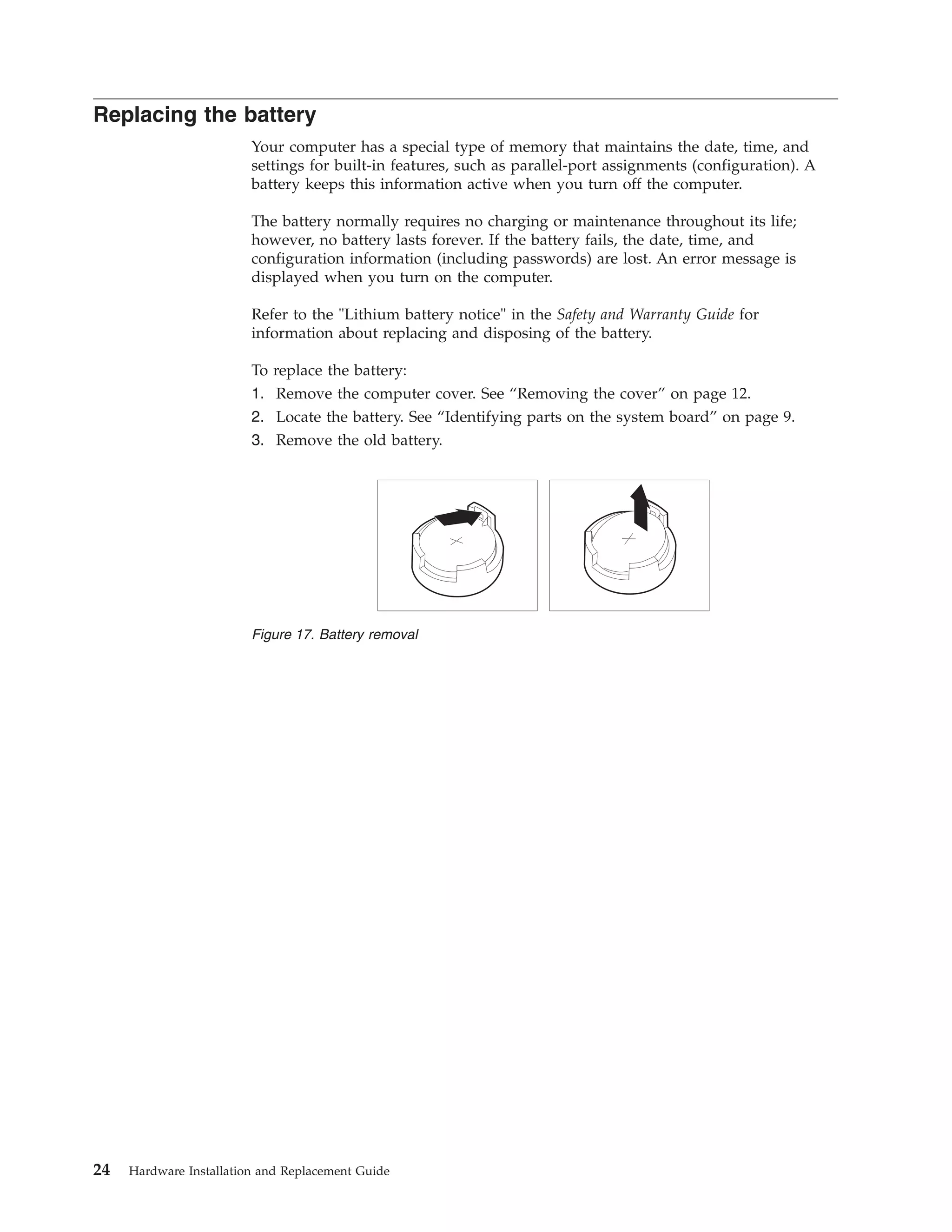 Tower Hardware Replacement Guide