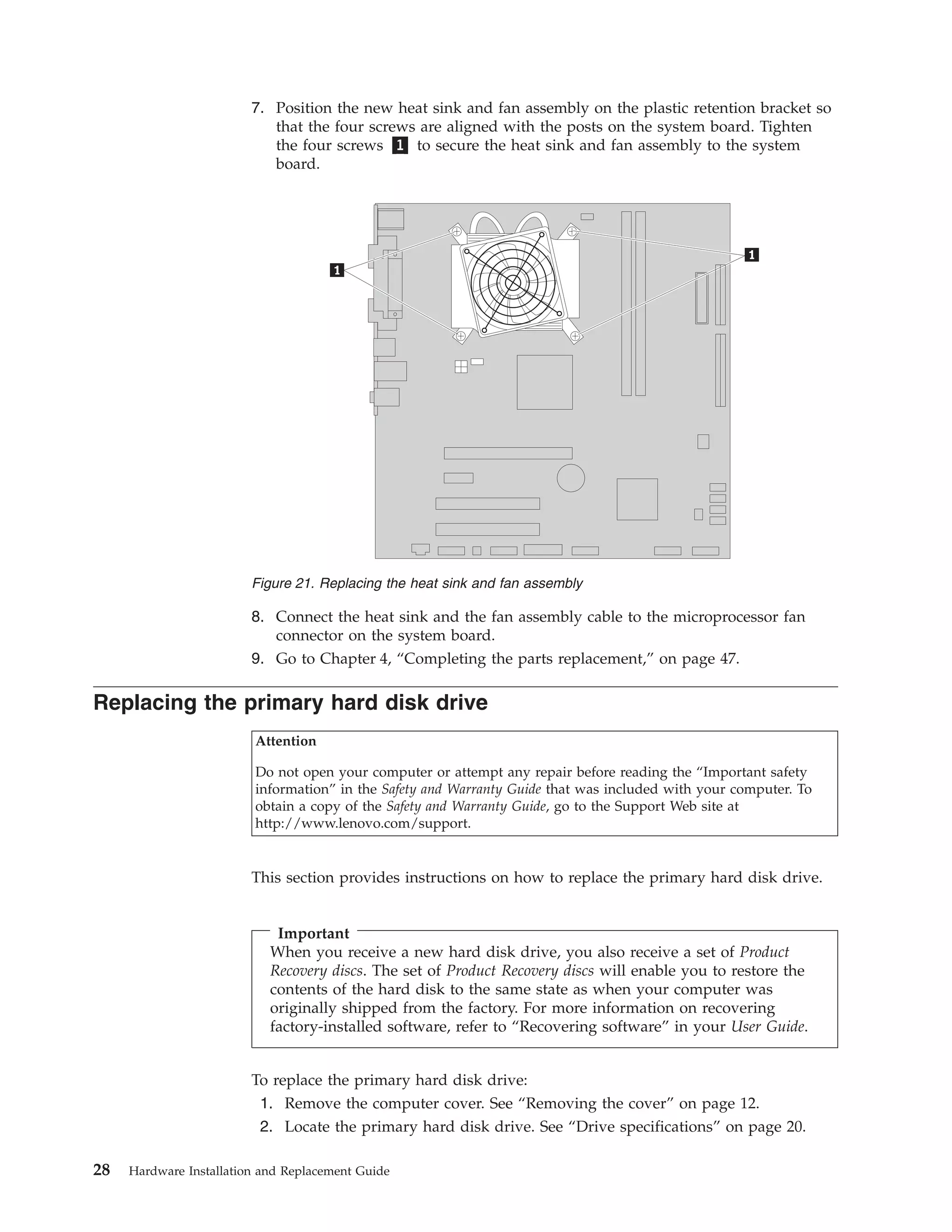 Tower Hardware Replacement Guide