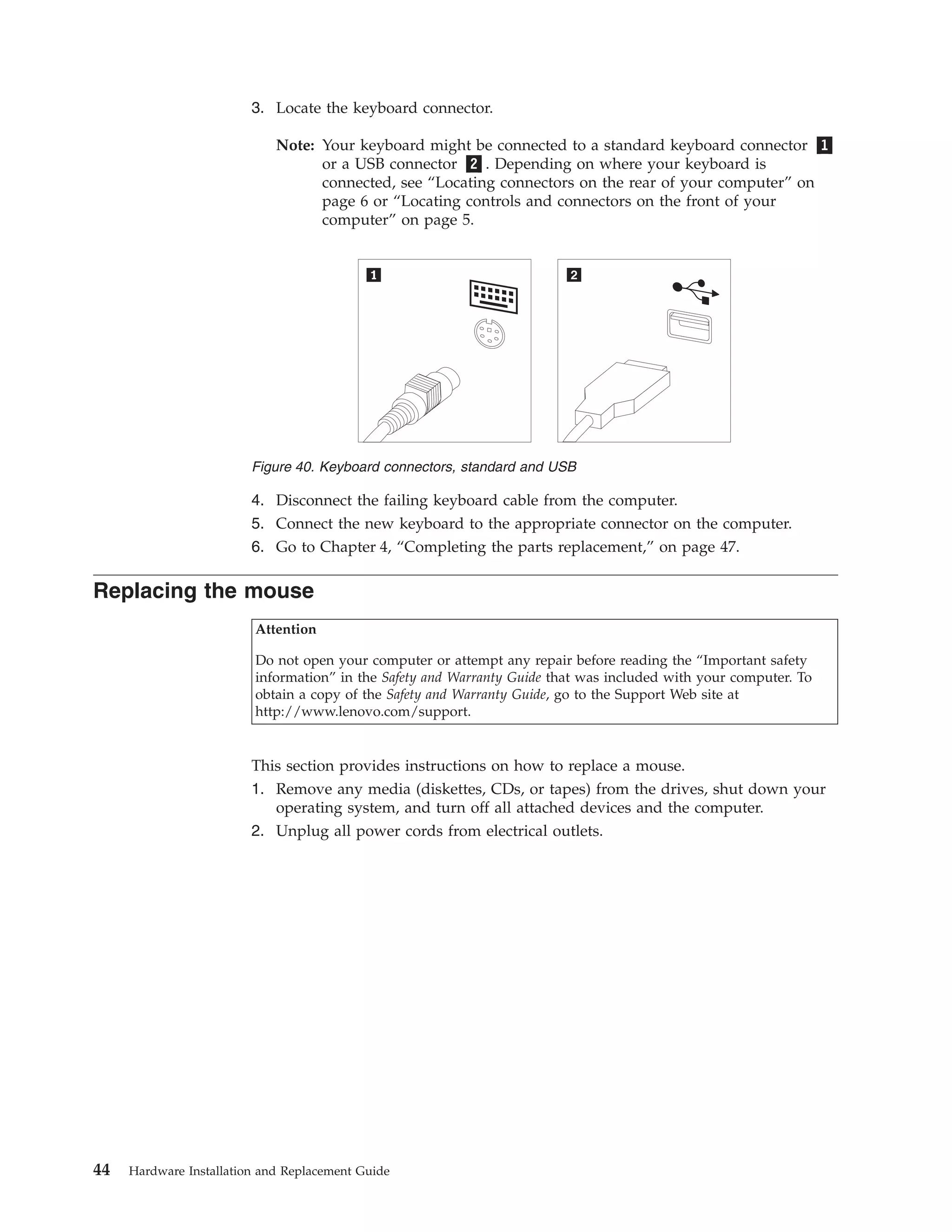 Tower Hardware Replacement Guide
