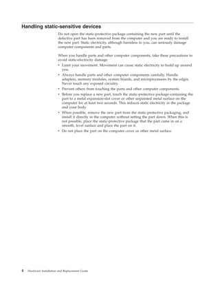 Tower Hardware Replacement Guide