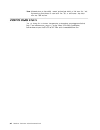 Tower Hardware Replacement Guide