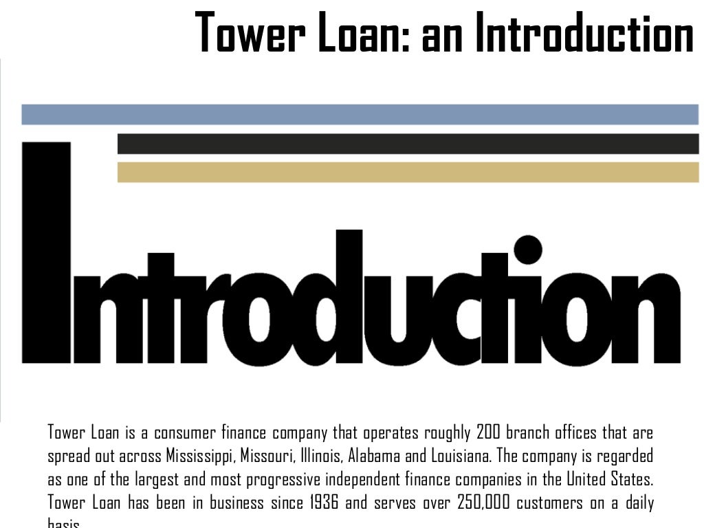 Tower Loan is Hiring