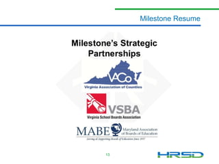 Milestone Resume

13

 