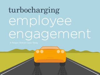turbocharging

employee
engagement
A Towers Watson Case Study

 