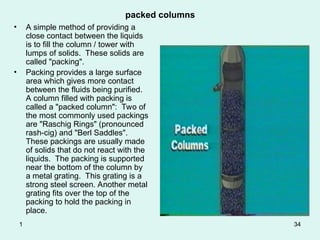 Regular Column Packaging TOWERS AND COLUMNS,maintenance and inspection.ppt