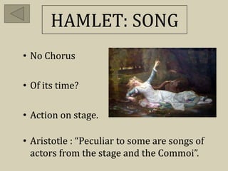 To what extent is hamlet an Aristotelian tragedy | PPTX