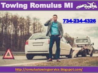 http://romulustowingservice.blogspot.com/
Towing Romulus MI
734-234-4326
 