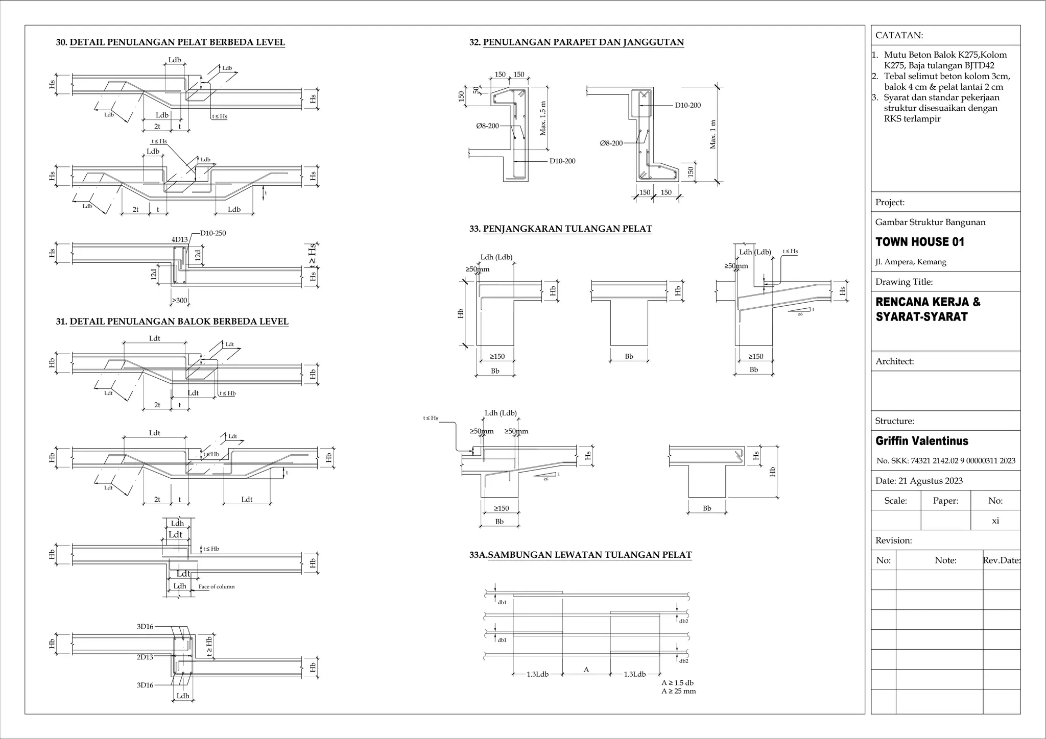 TOWNHOUSE 01 - Gambar struktur MAIL2023-08-22.pdf