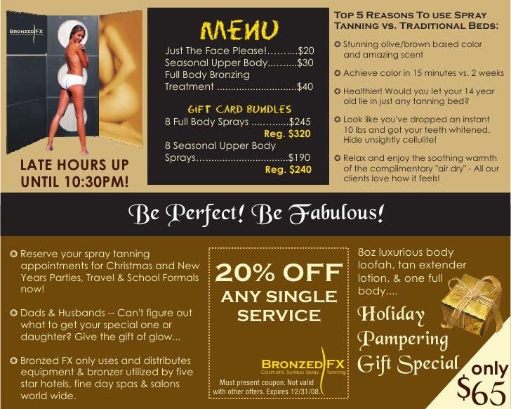 Bronzed FX Spray Tanning Services, Equipment & Bronzing Supply