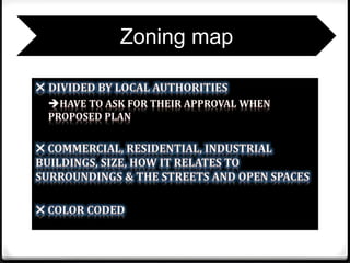 Zoning map
 