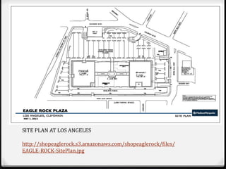 SITE PLAN AT LOS ANGELES
http://shopeaglerock.s3.amazonaws.com/shopeaglerock/files/
EAGLE-ROCK-SitePlan.jpg
 