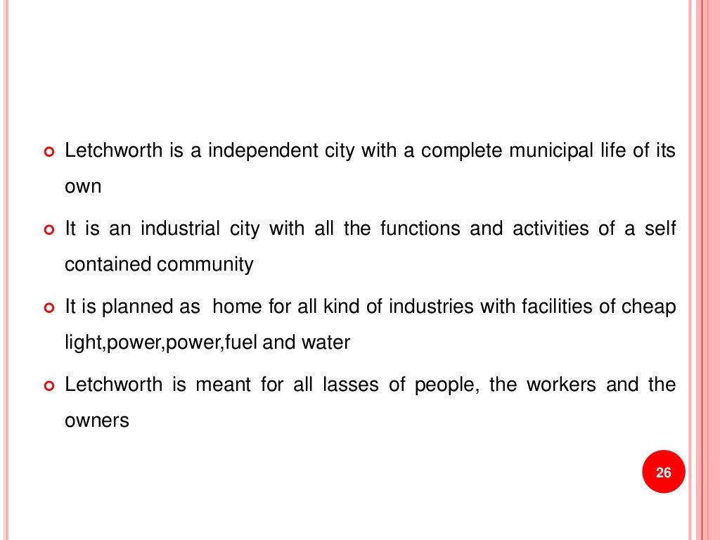 GARDEN CITY MOVEMENT