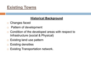 Town planning presentation | PPTX