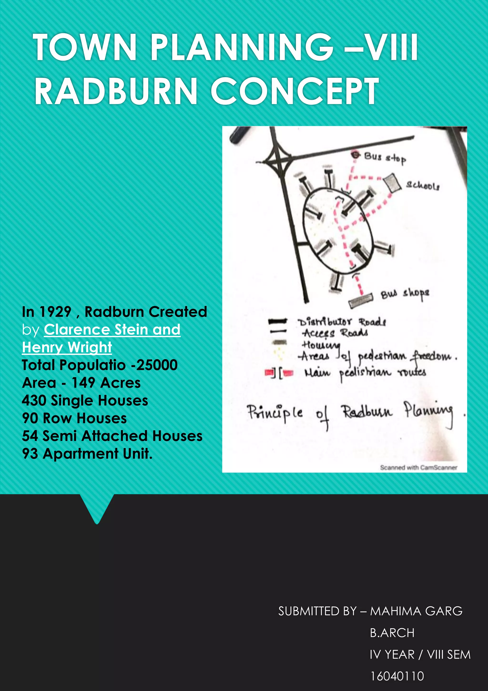 Town planning radburn concept PDF