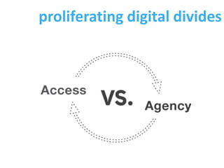 proliferating digital divides<br />