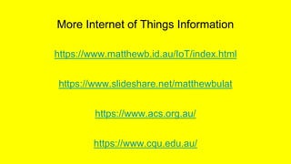 Townsville Internet of Things (IoT)