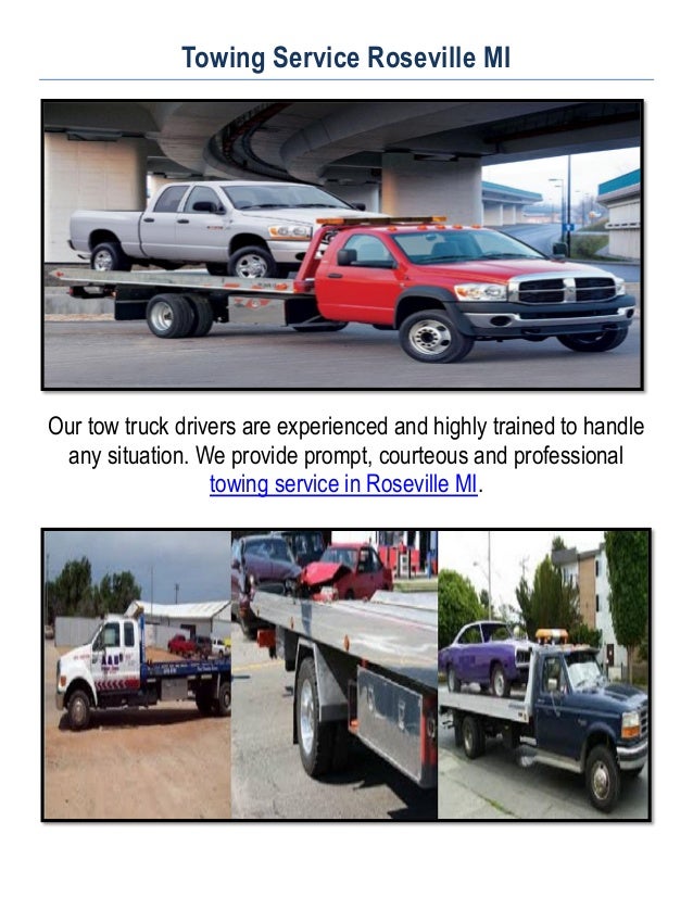 Tow Truck Roseville : Towing Service in Roseville, MI