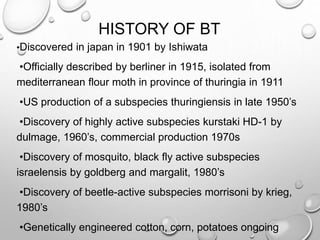 microbial insecticides | PPTX