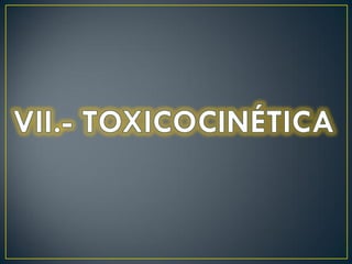 Toxicinetica y toxicodinamia de pb, hg y cu