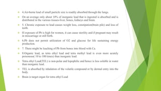 Toxicity of Metallic species of LEAD.pdf