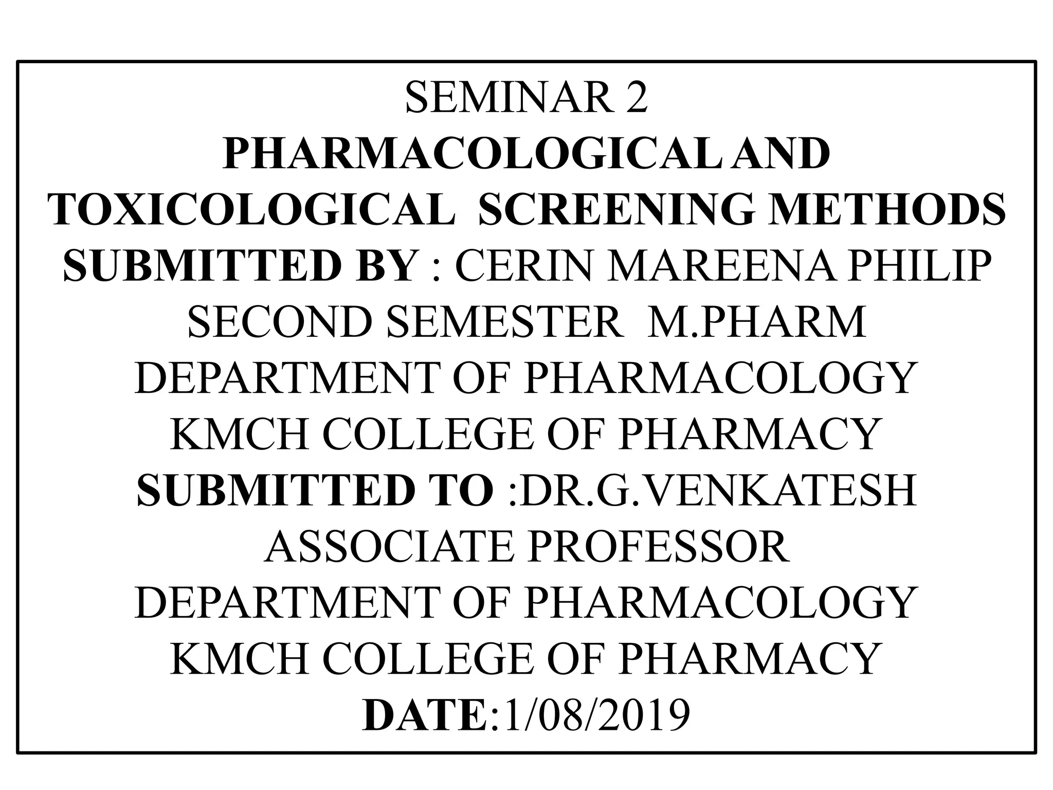 Inhalation Toxicity Studies OECD guidelines PPT