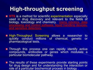 Hts Screening Method Toxicity testing | PPT