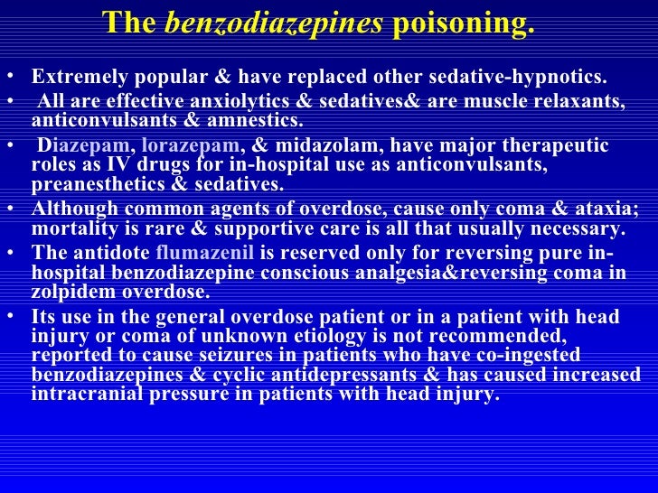 antidote for benzodiazepine poisoning antidote for benzodiazepine poisoning