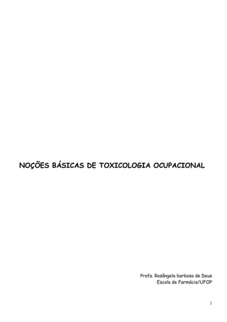 Toxicologia Forense - Completo, PDF, Toxicologia