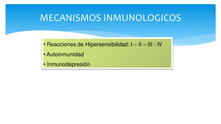 MECANISMOS INMUNOLOGICOS