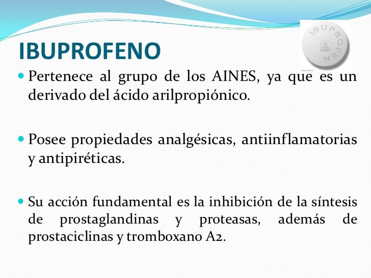 Toxicologia del ibuprofeno