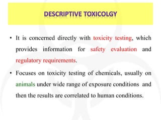 Toxicological Testing Methods Overview Toxicology | PPTX